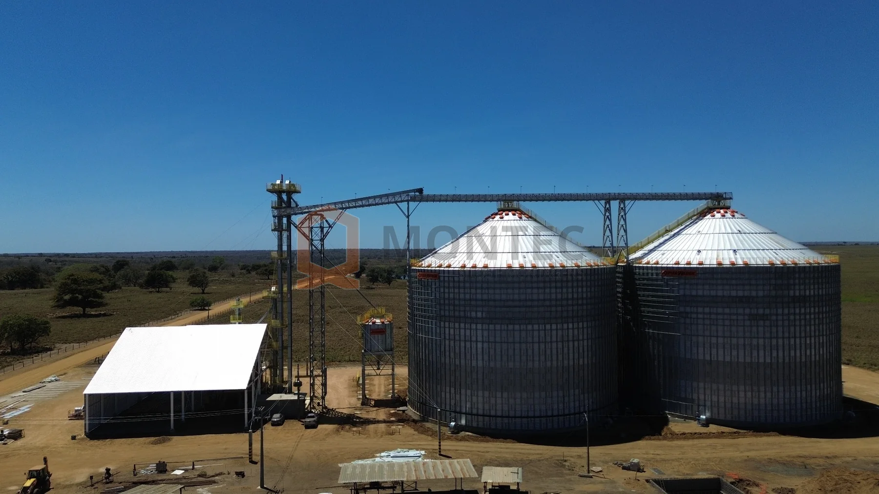 Vista geral do projeto de armazenagem em Parnarama